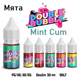 Double Bubble salt - Mint Cum (30мл) Double Bubble salt - Mint Cum (30мл)
