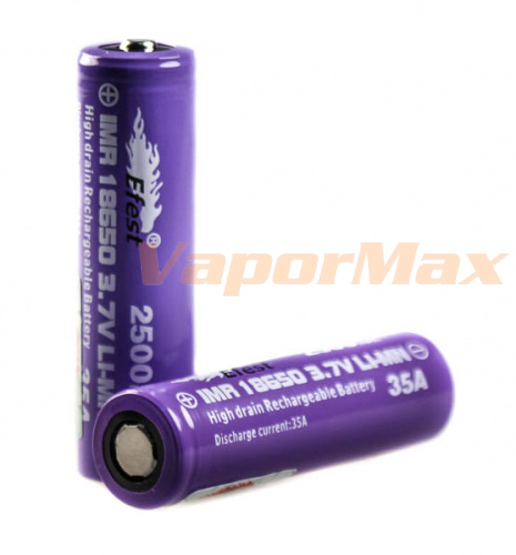 Аккумулятор Efest IMR 18650 2500mAh (35A) фото 2 Аккумулятор Efest IMR 18650 2500mAh (35A) фото 2