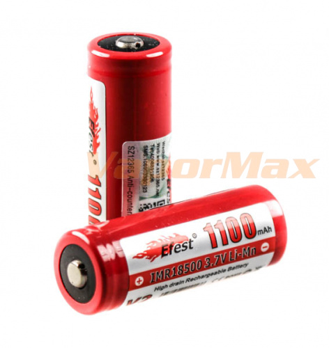 Аккумулятор Efest IMR 18500 3.7V 1100mAh