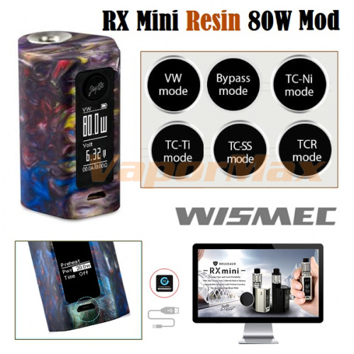 Wismec Reuleaux RXmini 80W RESIN фото 2