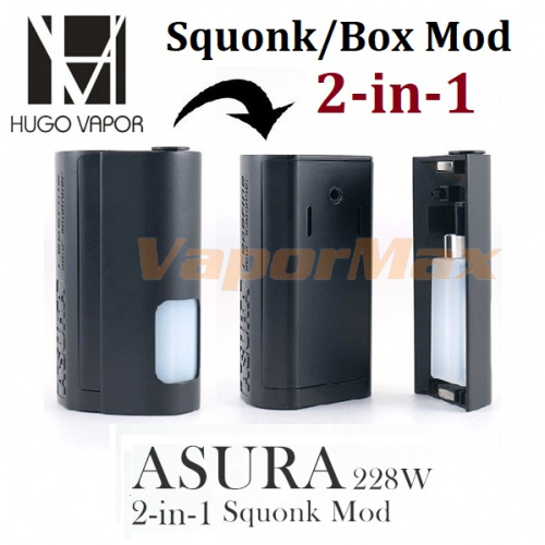 Hugo Vapor Asura 228W TC Squonk Mod фото 3