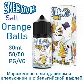Жидкость Snegovik Salt - Orange Balls 30мл Жидкость Snegovik Salt - Orange Balls 30мл