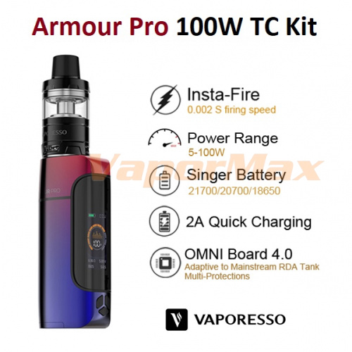 Vaporesso Armour Pro 100W TC Kit фото 5