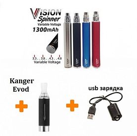 Spiner 1300, Kanger Evod, USB.