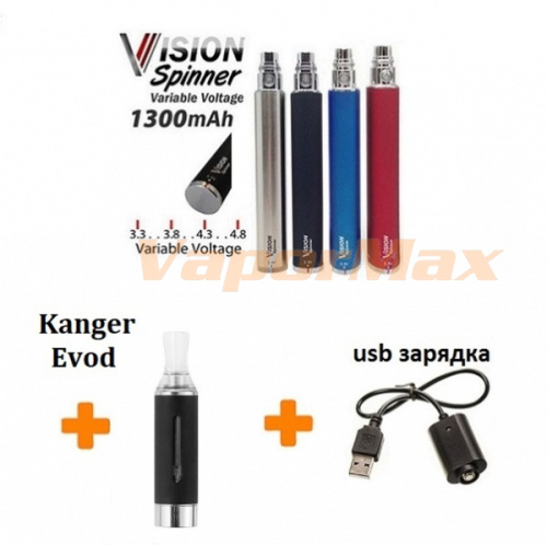 Spiner 1300, Kanger Evod, USB.