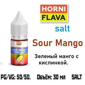Жидкость Horny Flava Salt - Sour Mango 30мл Жидкость Horny Flava Salt - Sour Mango 30мл