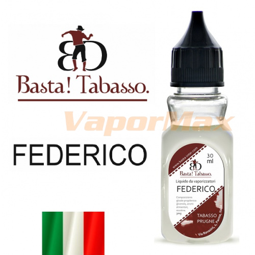Жидкость Basta! Tabasso "FEDERICO" 30 мл Жидкость Basta! Tabasso "FEDERICO" 30 мл