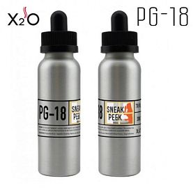 Жидкость X2o PG-18 "Sneak Peak" 70 мл Жидкость X2o PG-18 "Sneak Peak" 70 мл