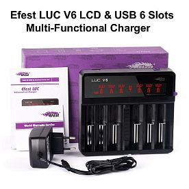 купить Efest Luc V6 в Москве, Vape, Вейп, Электронные сигареты, Жидкости Efest Luc V6 купить в Москве, Vape, Вейп, Электронные сигареты, Жидкости