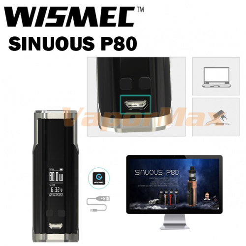 Wismec Sinuous P80 (оригинал) фото 4