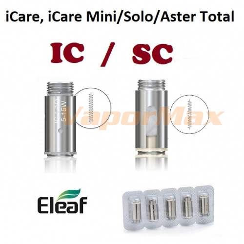 Сменный испаритель eLeaf iCare IC/SC (iCare/iCare Mini) Сменный испаритель eLeaf iCare IC/SC (iCare/iCare Mini)