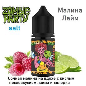 Жидкость Zombie Party Salt - Малина лайм 30мл Жидкость Zombie Party Salt - Малина лайм 30мл