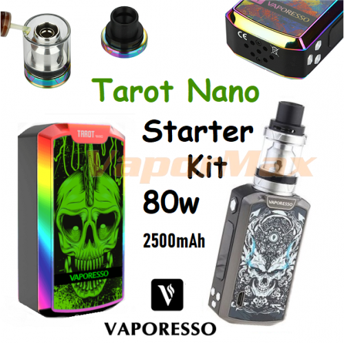 Vaporesso Tarot Nano 80W starter kit 2500mAh фото 4 Vaporesso Tarot Nano 80W starter kit 2500mAh фото 4