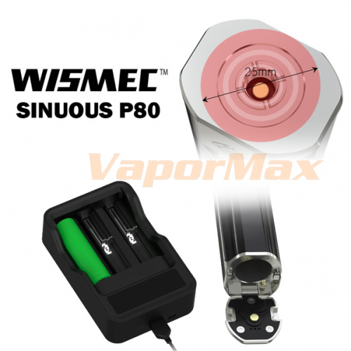 Wismec Sinuous P80 (оригинал) фото 3