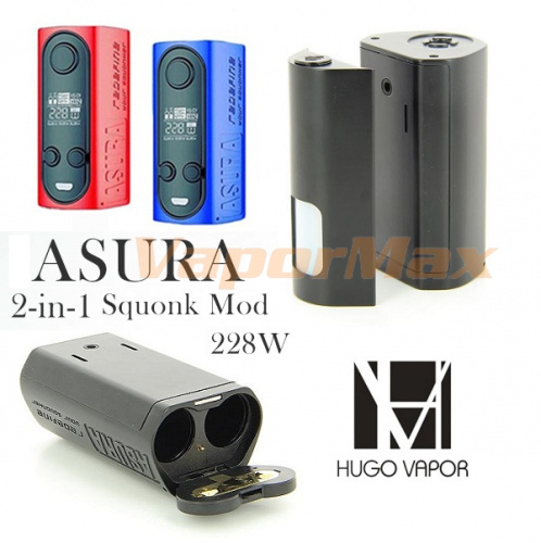 Hugo Vapor Asura 228W TC Squonk Mod фото 2