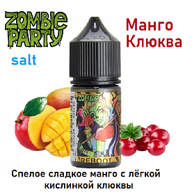 Жидкость Zombie Party Salt - Манго клюква 30мл Жидкость Zombie Party Salt - Манго клюква 30мл
