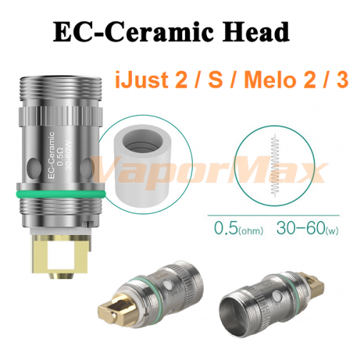 Сменный испаритель EC-Ceramic Head (iJust 2/S / Melo 2/3/4) Сменный испаритель EC-Ceramic Head (iJust 2/S / Melo 2/3/4)