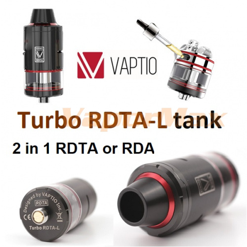 Vaptio Turbo RDTA-L tank фото 2 Vaptio Turbo RDTA-L tank фото 2