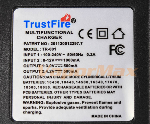 TrustFire TR-001 купить в Москве, Vape, Вейп, Электронные сигареты, Жидкости фото 4