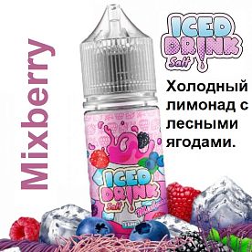 Жидкость Iced Drink Salt - Mixberry (30мл) Жидкость Iced Drink Salt - Mixberry (30мл)