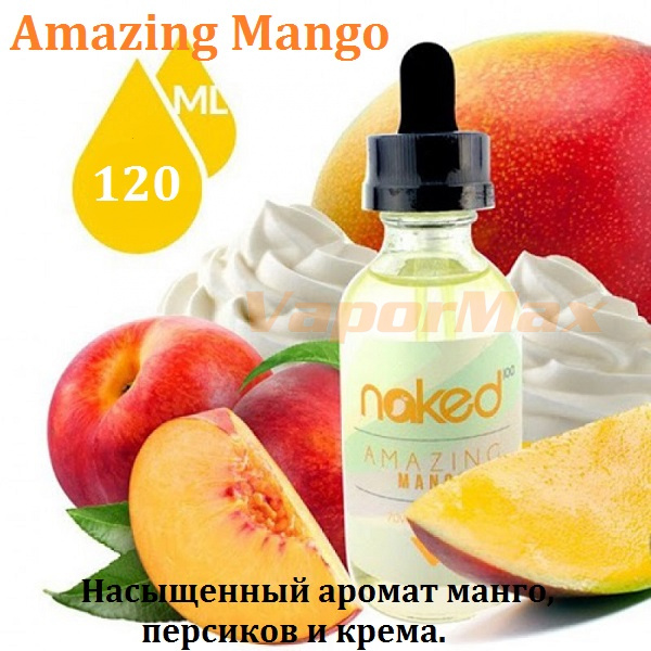 Naked Mango Lquido Para Pod Naked 100 Amazing Mango 0mg / 60ml | Paradise  Vape Mighty Mango Australia