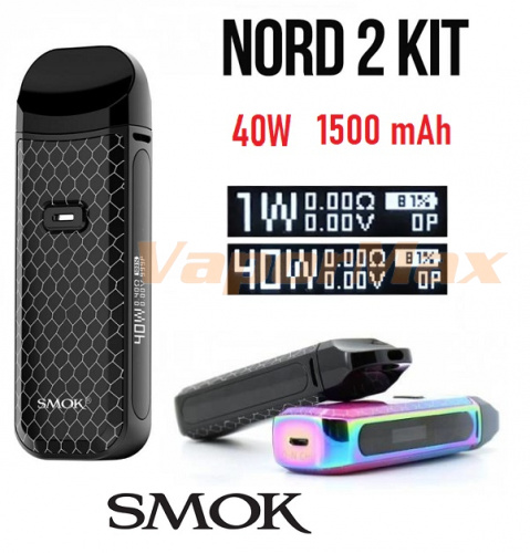 Smok Nord 2 Pod Kit 1500 mAh фото 2 Smok Nord 2 Pod Kit 1500 mAh фото 2
