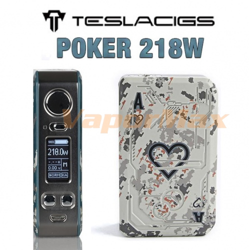 Tesla Poker 218W TC Mod фото 3