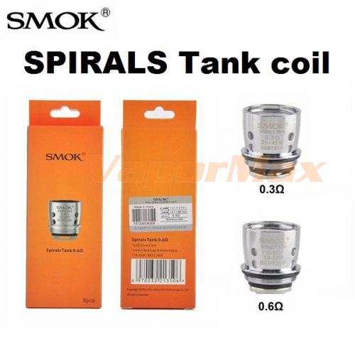 Сменный испаритель SMOK SPIRALS Tank (оригинал) Сменный испаритель SMOK SPIRALS Tank (оригинал)