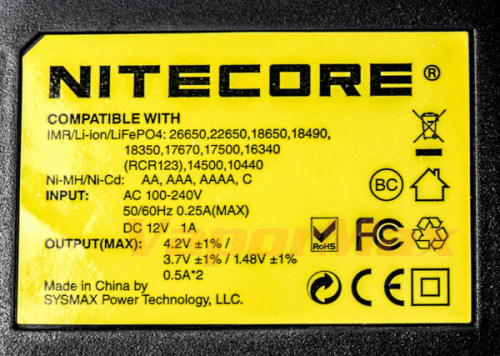  Nitecore SYSMAX Digicharger D2 купить в Москве, Vape, Вейп, Электронные сигареты, Жидкости фото 7