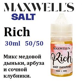 Жидкость Maxwells Salt - Rich (30мл) Жидкость Maxwells Salt - Rich (30мл)