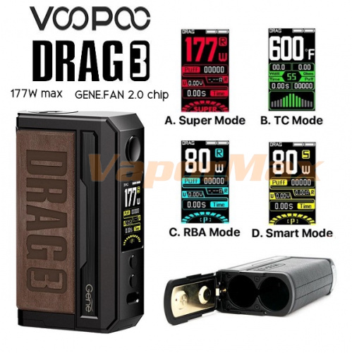 Voopoo Drag 3 177W mod фото 3