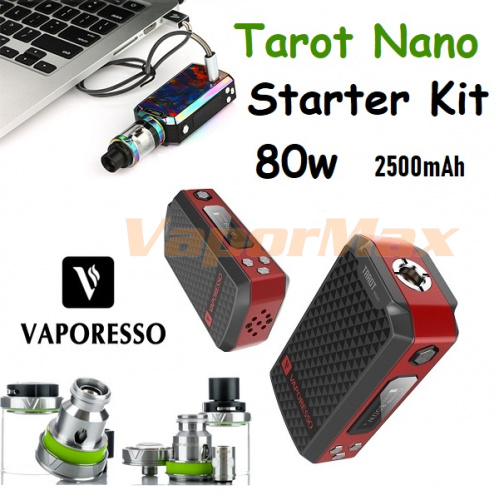 Vaporesso Tarot Nano 80W starter kit 2500mAh фото 6 Vaporesso Tarot Nano 80W starter kit 2500mAh фото 6