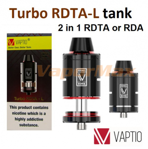 Vaptio Turbo RDTA-L tank Vaptio Turbo RDTA-L tank