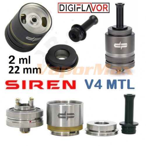 Digiflavor Siren 4 MTL RTA (clone) фото 3 Digiflavor Siren 4 MTL RTA (clone) фото 3