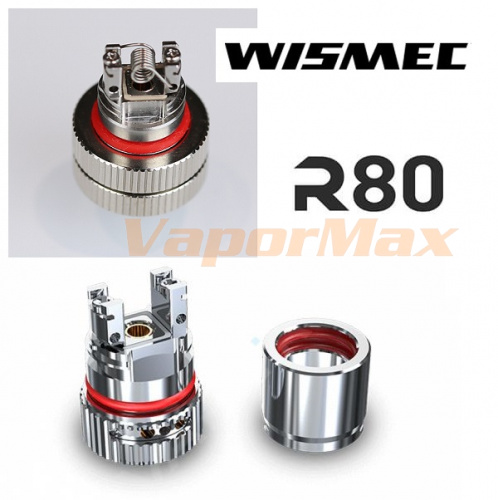 Обслуживаемая база Wismec R80 RBA купить в Москве, Vape, Вейп, Электронные сигареты, Жидкости фото 2