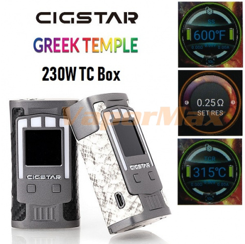 Cigstar Greek Temple 230W TC mod фото 4