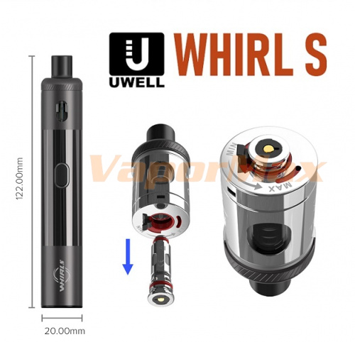 Uwell Whirl S Kit 1450mAh фото 3 Uwell Whirl S Kit 1450mAh фото 3