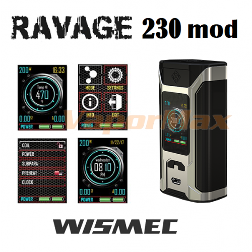 Wismec Sinuous Ravage230 mod (оригинал)