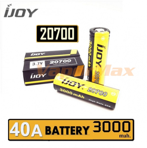 Аккумулятор IJOY (20700, 40А, 3000 mah) купить в Москве, Vape, Вейп, Электронные сигареты, Жидкости