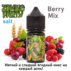 Жидкость Zombie Party Salt - Berry Mix 30мл Жидкость Zombie Party Salt - Berry Mix 30мл