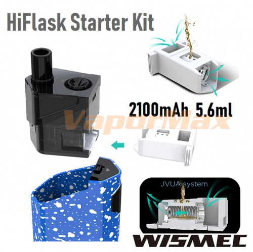 Wismec  HiFlask Starter Kit 2100mAh 5.6ml фото 6