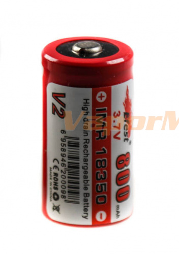 Аккумулятор  Efest IMR 18350 3.7V 800mAh фото 2