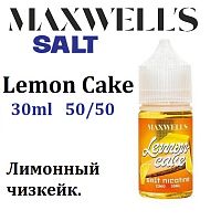 Жидкость Maxwells Salt - Lemon Cake (30мл)