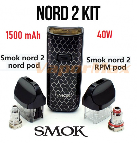 Smok Nord 2 Pod Kit 1500 mAh фото 3 Smok Nord 2 Pod Kit 1500 mAh фото 3