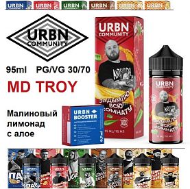 Жидкость URBN Community - MD TROY (Малиновый лимонад с алое) 95 мл