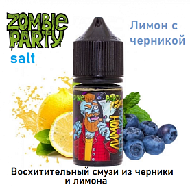 Жидкость Zombie Party Salt - Лимон с черникой 30мл Жидкость Zombie Party Salt - Лимон с черникой 30мл