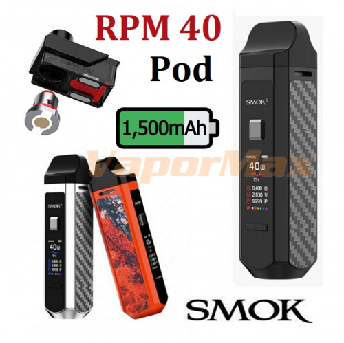 Smok RPM 40 Pod 1500mAh фото 2