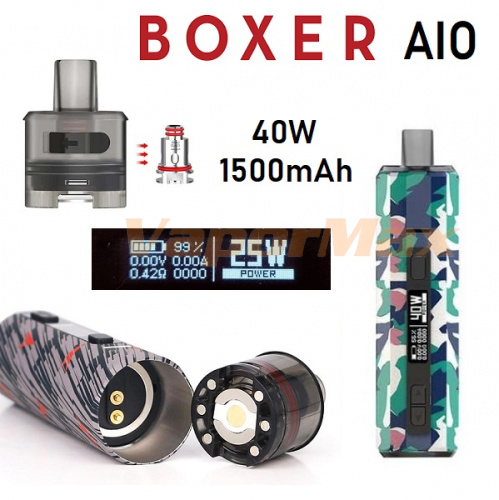 Hugo Vapor Boxer AIO 40W Pod Kit фото 2