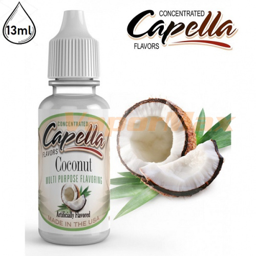 Ароматизатор Capella - Coconut (Кокос) 13мл купить в Москве, Vape, Вейп, Электронные сигареты, Жидкости
