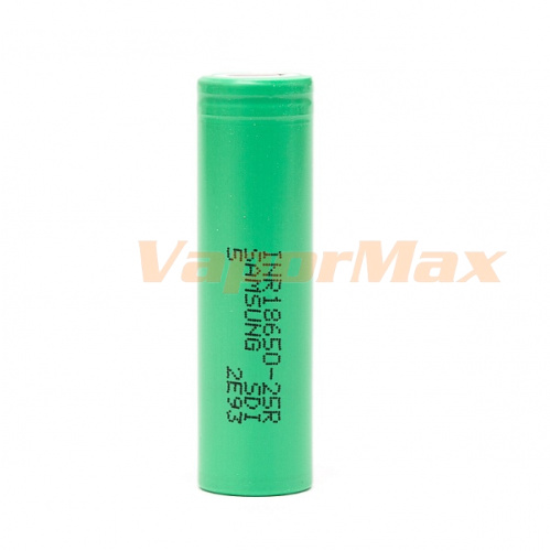 Аккумулятор Samsung 18650 INR-25R 2500mah (20А) купить в Москве, Vape, Вейп, Электронные сигареты, Жидкости фото 3